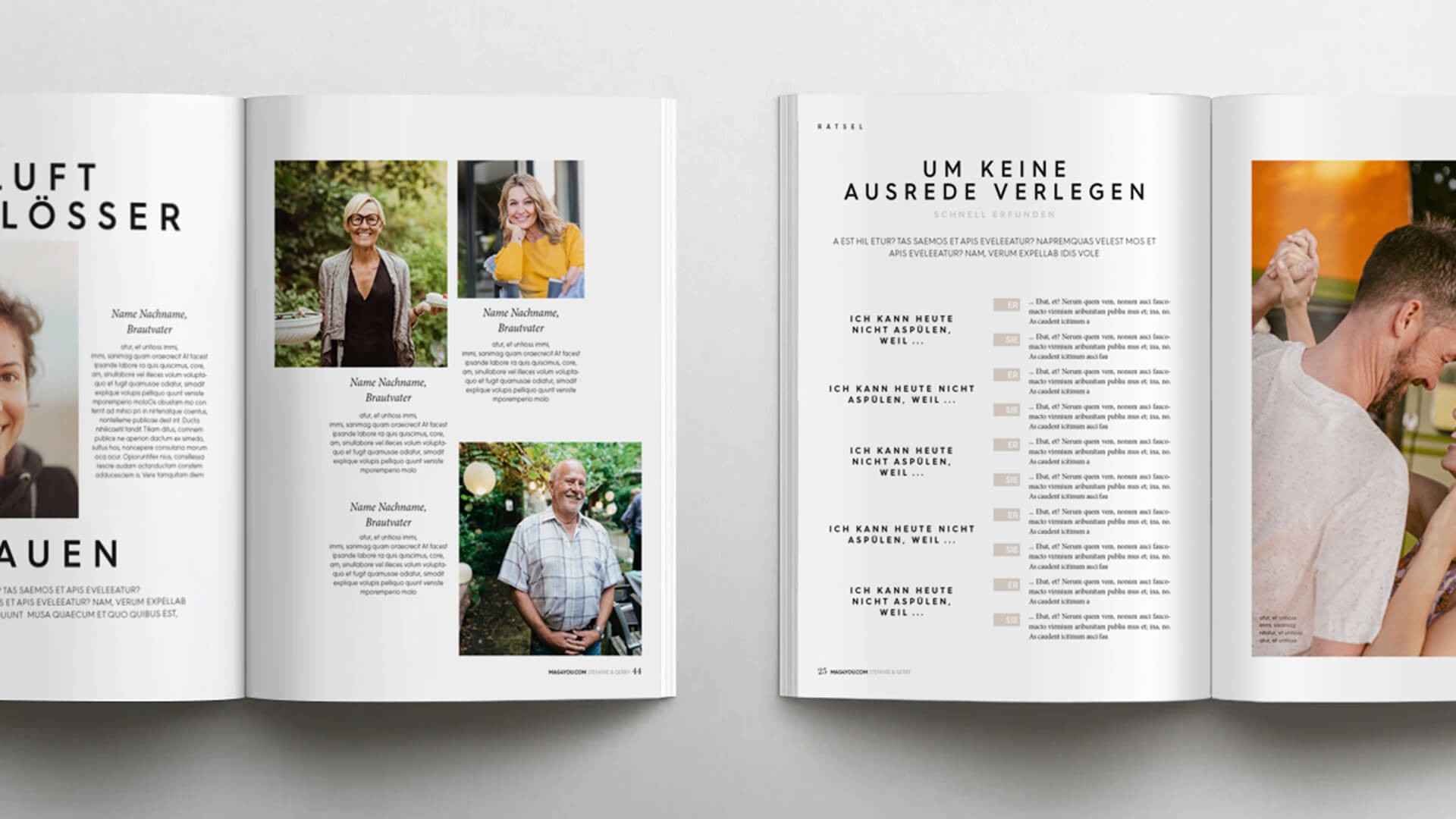 Hochzeitszeitung für das Brautpaar – Bild 3