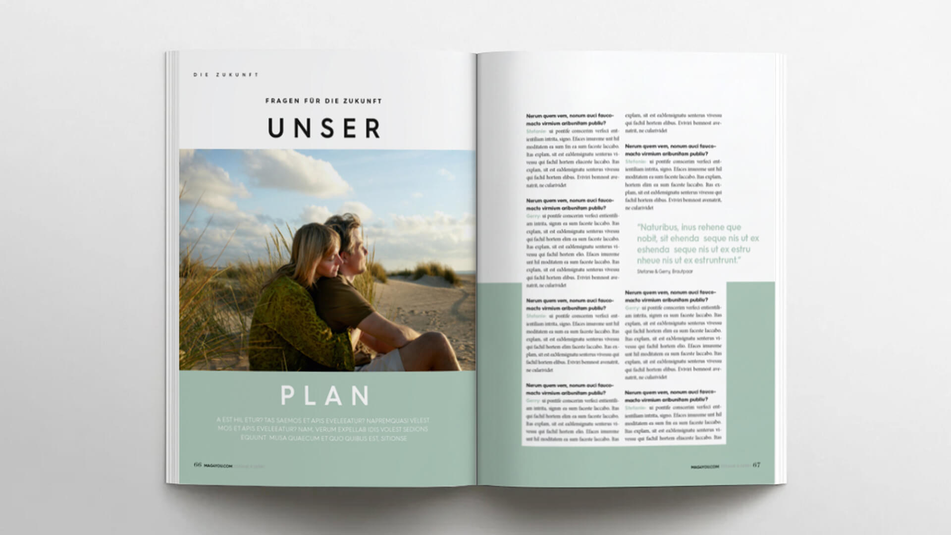 Hochzeitszeitung für die Gäste – Bild 4