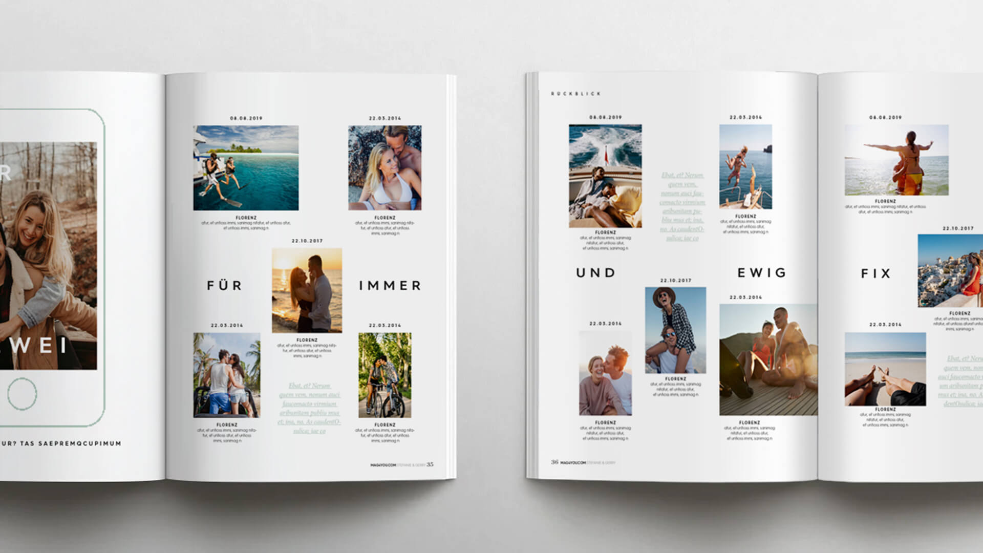 Hochzeitszeitung für die Gäste – Bild 3