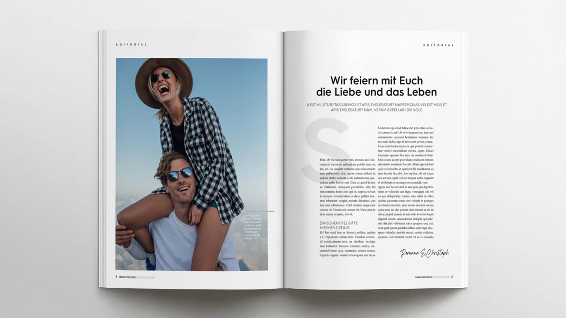 Hochzeitszeitung für die Gäste – Bild 2