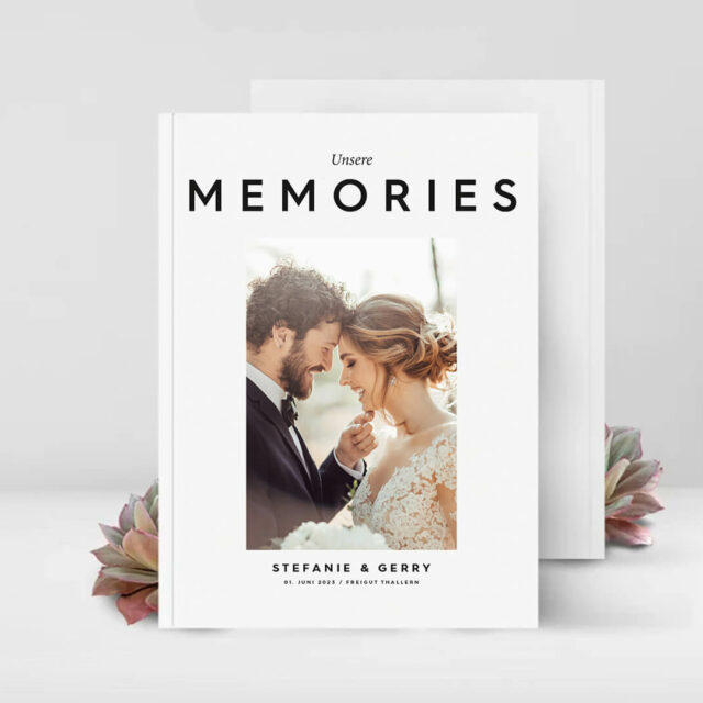 Hochzeitszeitung nach der Hochzeit